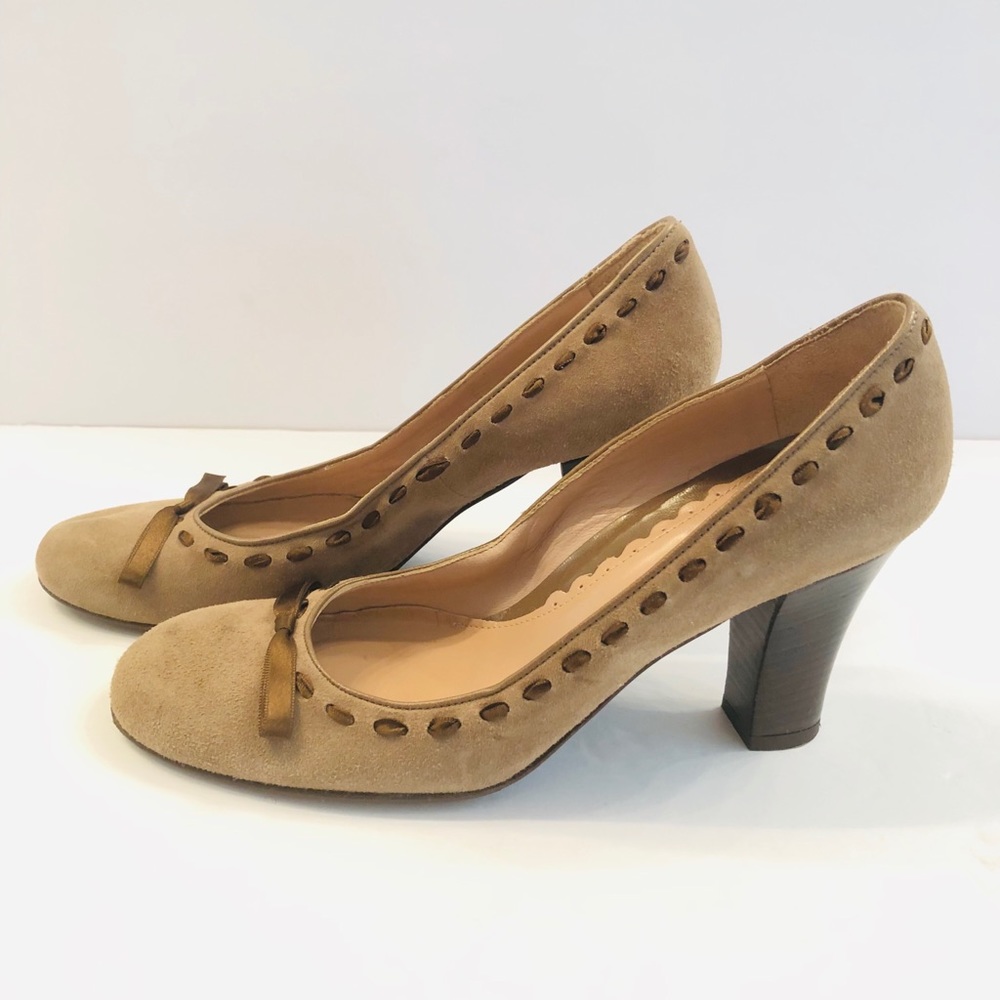 J bournazos Athens Suede Heels 7 made in Greece